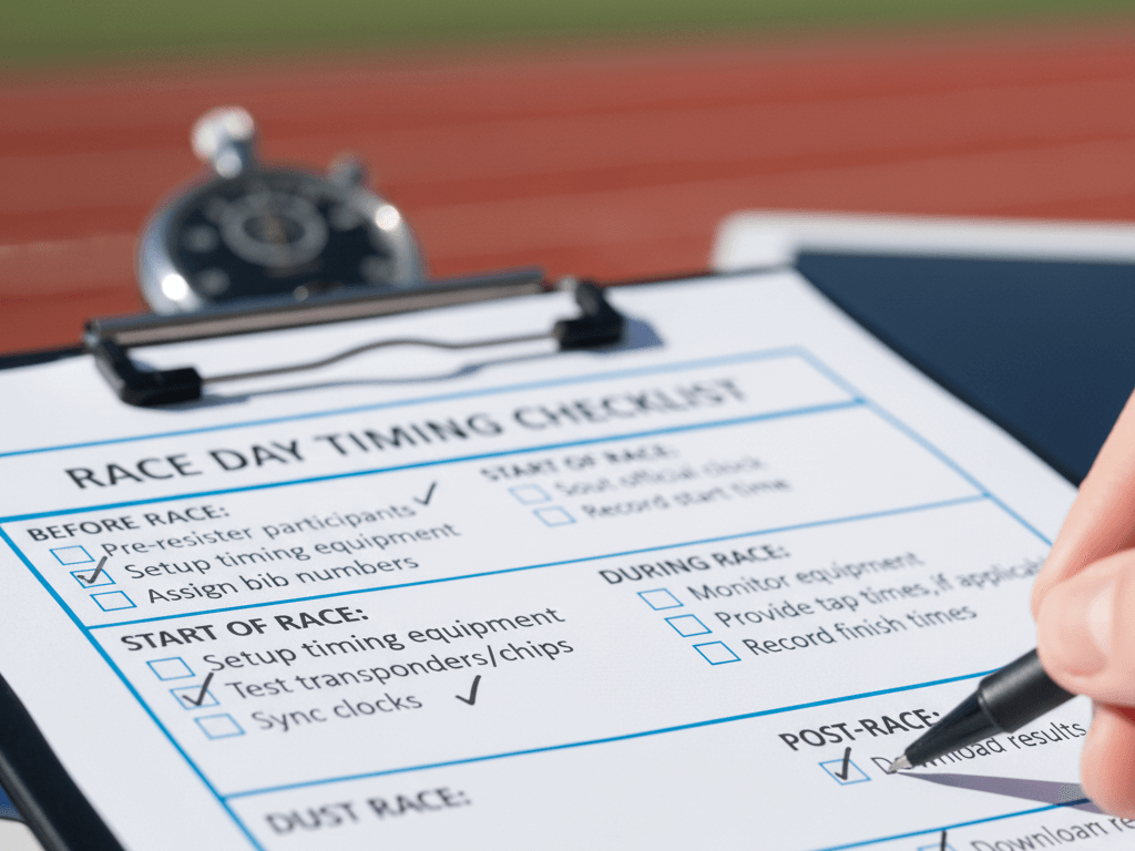 Checklist logistic pentru ziua cursei (must-have pentru organizatori)